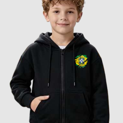 Ζακέτα Φούτερ Παιδική Neymar BRASIL - Image 1
